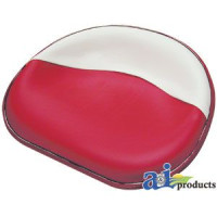 Case | Case-IH 200 Tractor Seat Pan, Steel, RED/White Vinyl