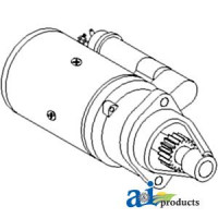 Massey Ferguson 3120 Tractor Starter, Lucas
