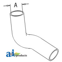 Massey Ferguson 390 Tractor Radiator Hose, Top