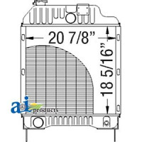 Massey Ferguson 3065 Tractor Radiator (SN  B246029 and greater)