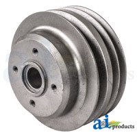 Massey Ferguson 3075 Tractor Pulley, Water Pump (3 Groove) (with Air Conditioning)