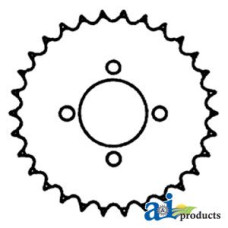 Image of Massey Ferguson 760 Combine Sprocket (LH Drive)