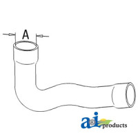 Case | Case-IH 460 Tractor Radiator Hose, Lower (INT. GAS)