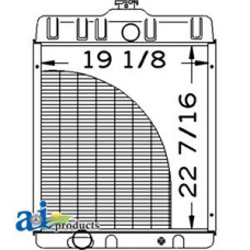 Image of Case | Case-IH 460 Tractor Radiator (FARMALL W/ DIESEL ENGINE)
