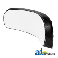 Case | Case-IH 330 Tractor Back Cushion, Plastic Base, for Fiberglass Back Support, White /Black 