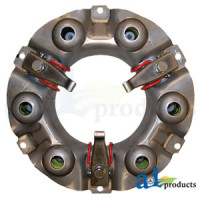 Case | Case-IH 404 Tractor Pressure Plate: 9", 3 lever, 6 spring, with 1.188" flywheel step