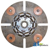 Case | Case-IH 460 Tractor Trans Disc: 10.5", 4-button, spring loaded