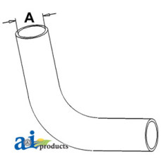 Image of Case | Case-IH 444 Tractor Radiator Hose, Lower (DSL)