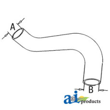 Image of Farmall | International 784 Tractor Radiator Hose, Lower