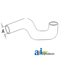 Farmall | International 544 Tractor Radiator Hose, Upper (INT. DSL)