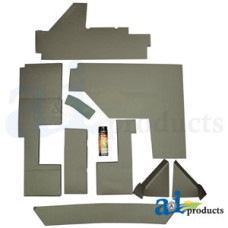 John Deere 2750 Tractor Cab Upholstery Kit, Brindle Brown