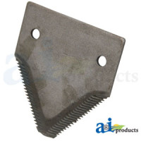 White | AGCO White SEVERAL Combine Black 12ga Top Serrated