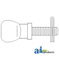 Ford | New Holland 545C Industrial/Construction Knob and Nut