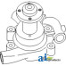 Massey Ferguson 231S Tractor Pump, Water