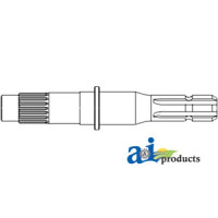 Deutz (Allis) DX4.70 Tractor Shaft, PTO
