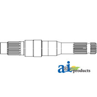 Deutz (Allis) DX4.70 Tractor Shaft, PTO 1000 RPM