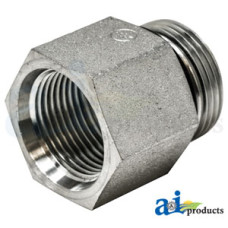 Image of Ford | New Holland 730 Industrial/Construction Straight Solid Male ORB X Female ORB