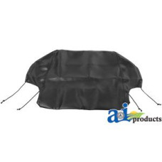 Image of Case | Case-IH 2296 Tractor Tie-On Cover for Back Cushion, BLK VINYL