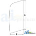 Glass, Upper Door Front fits John Deere 120D Industrial/Construction