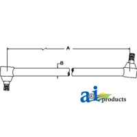 Massey Ferguson 30 Industrial/Construction Tie Rod (RH)