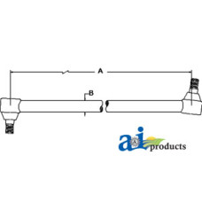 Massey Ferguson 30 Industrial/Construction Tie Rod (RH)