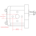 Case | Case-IH MXM120 Tractor Pump, Hydraulic Lift, C42