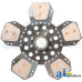 Oliver 1365 Tractor Trans Disc: 11", feramic, rigid, captive (Valeo Version, Captive)