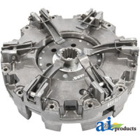 Fiat | Hesston 85-90 Pressure Plate: 11 inch , 6 lever, organic, rigid, cast iron, indep PTO (with captive organic rigid disc)