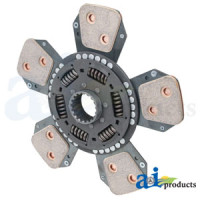 Case | Case-IH MXM140 Disc, Transmission; 13 inch , 5 Button, Ceramettallic, Torsion Dampened (20 X 16 Mechanical Transmission)