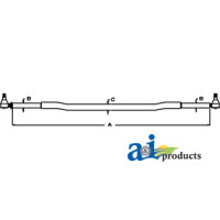 Ford | New Holland TS115 Tractor Tie Rod Assembly (with MFWD)
