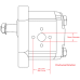 Oliver 1370 Tractor Pump, Hydraulic C18