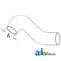 Massey Ferguson 1100 Tractor Radiator Hose, Bottom (DSL. SN  17222 and greater)