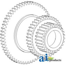Image of Case | Case-IH 1644 Combine Gear, Differential Spool (SN JJC0098060 and greater)