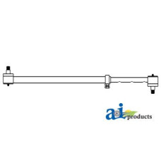 Image of Massey Ferguson 690 Tractor Complete Tie Rod Assembly (LH)