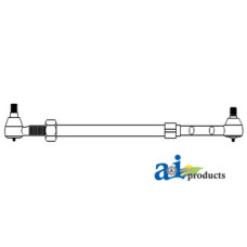 Image of Massey Ferguson 285 Tractor Complete Tie Rod Assembly (RH)