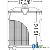 Case | Case-IH A Tractor Radiator (SN  501 and greater)