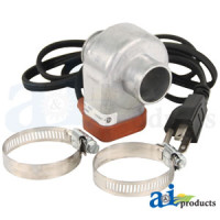 Kubota L35 Compact Tractor Heater, Radiator Hose, Lower (1 1/4")