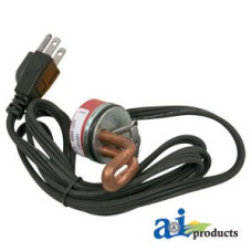 Image of Case | Case-IH 460 Tractor Heater, Engine Block Frost Plug, 1 5/8" Butterfly; 600 Watt
