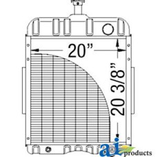 Image of Farmall | International 686 Tractor Radiator (W/ DIESEL ENGINE)