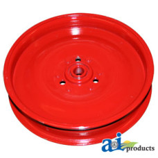 Image of Case | Case-IH 960 Combine Pulley Assy, Unloader Belt Tightener/ Fan Jackshaft Drive Idler (SN: 8334601  and greater)
