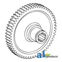 Farmall | International 966 Tractor Gear, IPTO Driven (SN  less than 1700, with 68143C93 Clutch Housing)