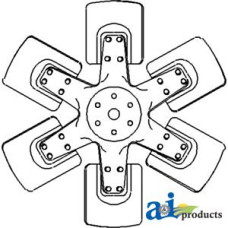 Image of Farmall | International 1468 Tractor Fan, 6 Blade