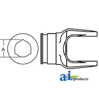 Ford | New Holland 462 Disc Mower Outer Tube Yoke (7/1977-12/1995)