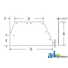 Image of Case | Case-IH 8315 Mower Conditioner Curtain, Safety, Side (LH/RH)