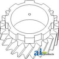 Allis Chalmers | Agco Allis D12 Tractor Gear, Pinion Shaft (4th)