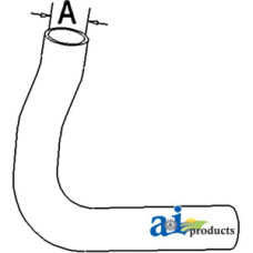 Image of Allis Chalmers | Agco Allis 7000 Tractor Radiator Hose, Upper