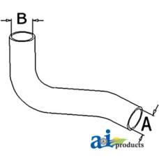 Image of Allis Chalmers | Agco Allis 7030 Tractor Radiator Hose, Upper
