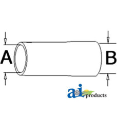 Image of Allis Chalmers | Agco Allis 7030 Tractor Radiator Hose, Lower