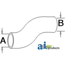 Image of Allis Chalmers | Agco Allis 8070 Tractor Radiator Hose, Lower