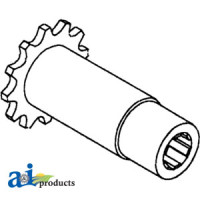 Allis Chalmers | Agco Allis VARIOUS MODELS (Undefined) Coupler Sprocket, Drive (BLACK FRAME CORN HEADS)